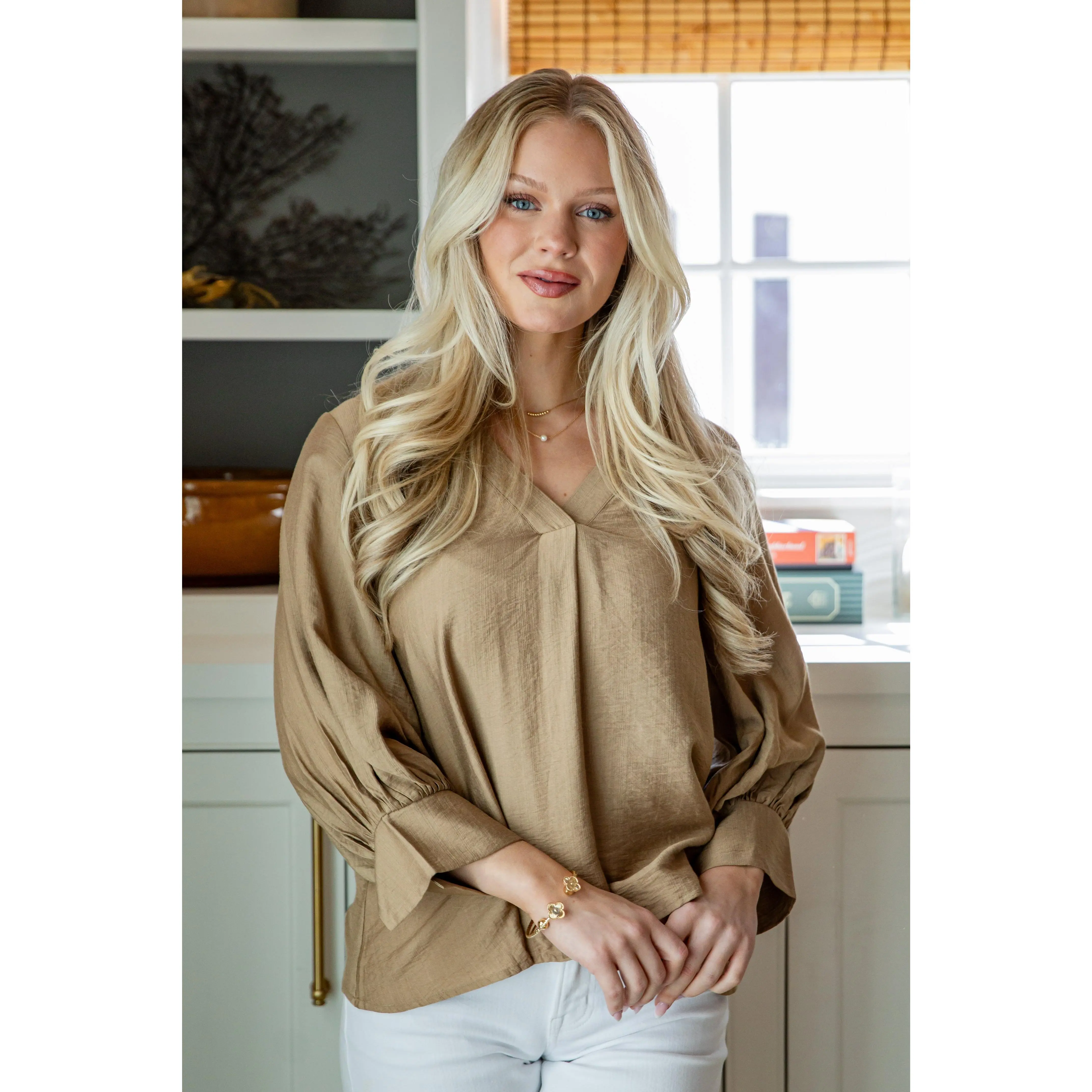 FINAL SALE - Soft Spoken Long Sleeve Blouse