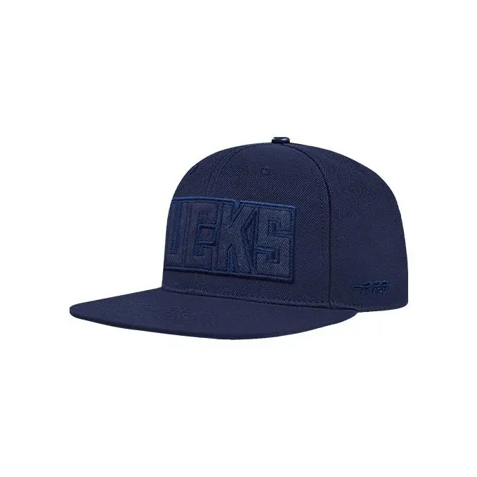 Pro Standard Classic Navy Washed Milwaukee Bucks Snapback Hat