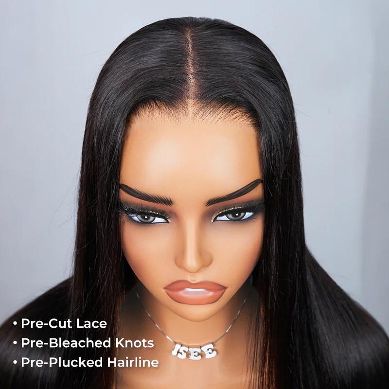 [Free Upgraded] ISEE HAIR Wear Go Water Wave Pre Bleached Tiny Knots 7*5 HD Lace Front Glueless Human Hair Wigs Wigs Beginners Friendly #Category Spotlight