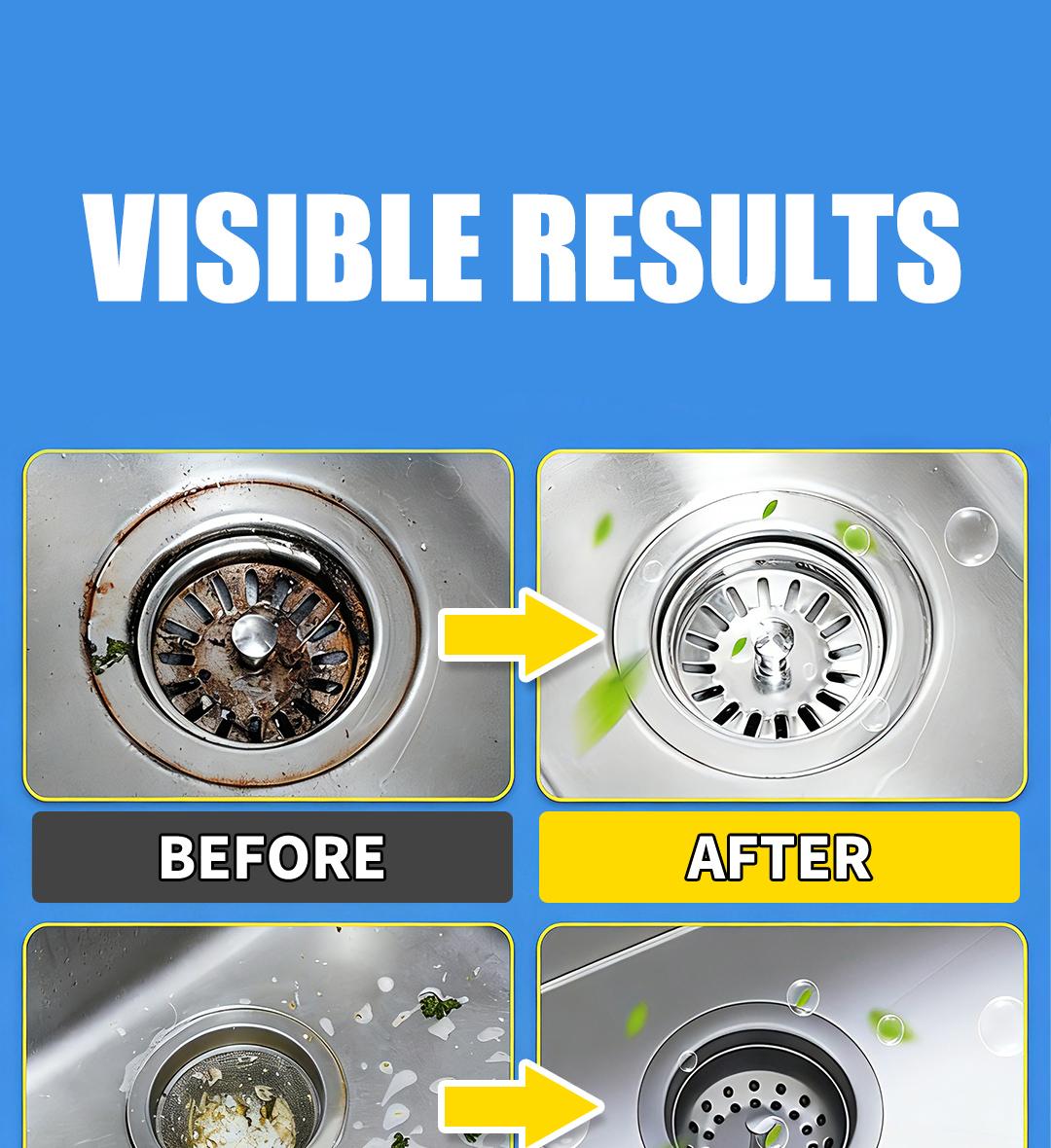 SOPAMI Garbage Disposal Cleaner Tablets Safe for Septic Systems, Removes Grime & Refreshes Disposals