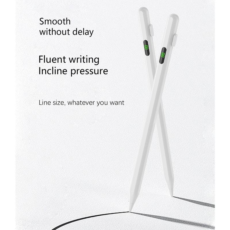 Stylus Pen Universal Active Stylus, Stylus Pen Compatible for iPhone for Android Smartphone Touchscreens/Phones, Rechargeable Stylus Pen with Touch Screen, Stylus Pencil for tablet, Stylus Pen for iPad Active Pencil-White, Computer Accessories