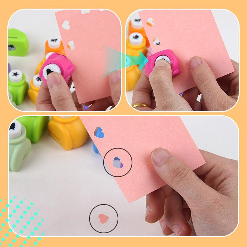 2 lace scissors + 6 pcs DIY Paper Punch Set for Kids – Create Stars, Hearts & Animals – Safe & Easy to Use for Card Making & Creative & Hours of Fun 2 lace scissors + 6 pcs DIY Paper Punch Set for Kids – Create Stars, Hearts & Animals – Safe & Easy to Use for Card Making & Creative & Hours of Fun