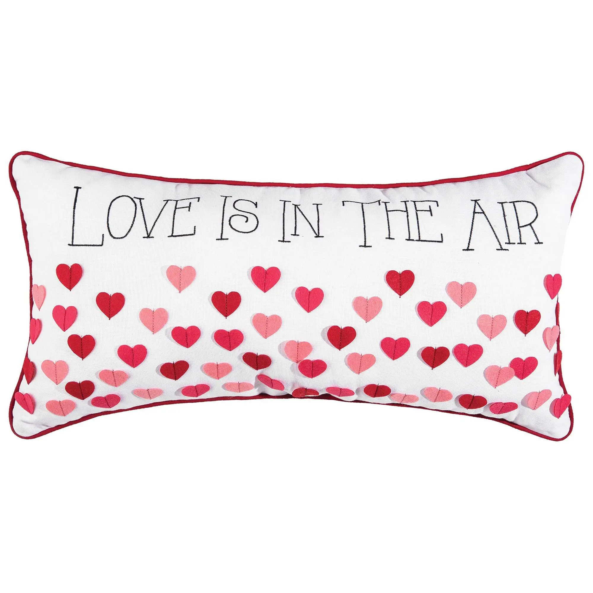 12" x 24" Love Is In The Air Valentine's Day Pillow by Valerie