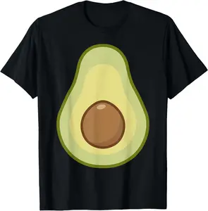 100% Cotton Avocado Costume Shirt - Halloween Vegan T Shirt