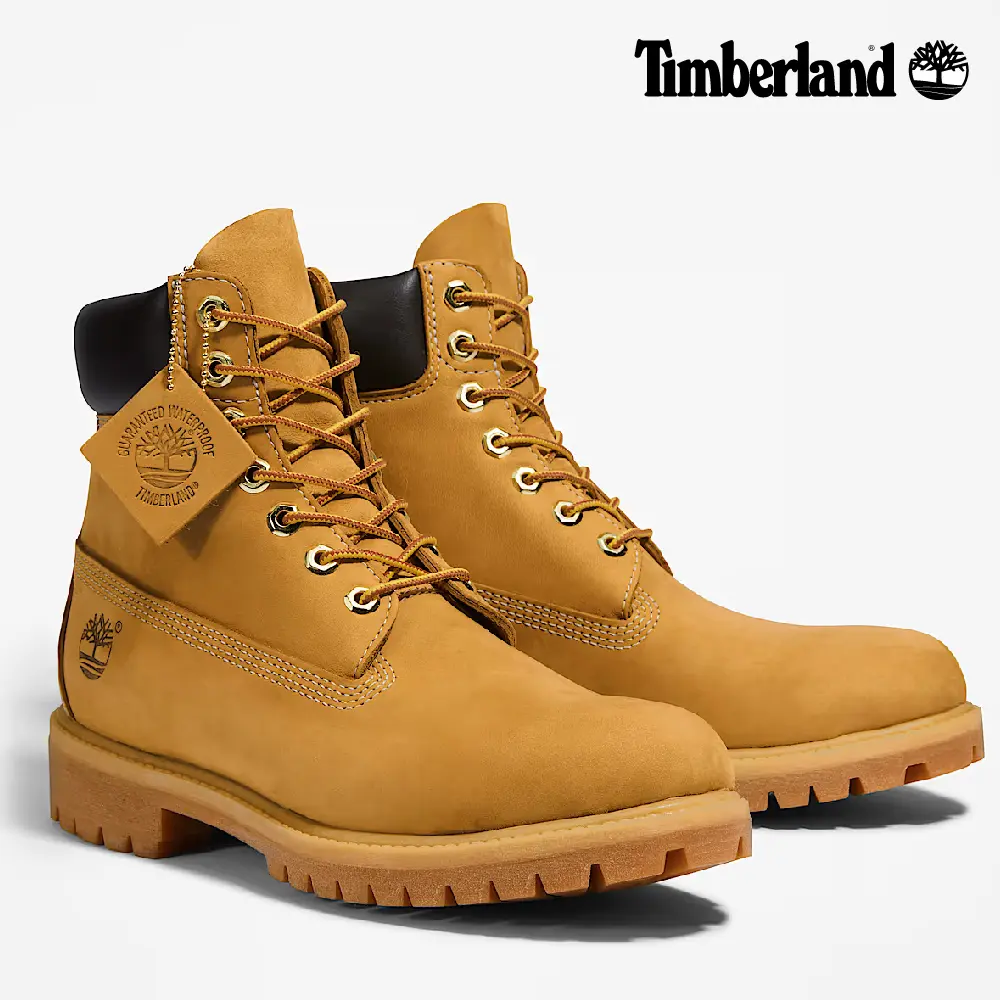 Timberland TB110061713 Premium 6-Inch Waterproof Boot Men's Work Shoes Heel Steel Shank Style Anti-Fatigue Comfort Footbed Premium Leather Heel