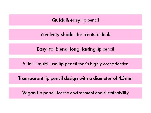 [AMUSE Seoul Official] LIP SMUDGER | 6 Shades lip liner