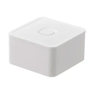 YAMAZAKI Home Tower Airtight Square Bento Box 250ml, Compact Lunch Container for Adults & Kids, Leakproof Food Storage, W8xD8xH3.5cm