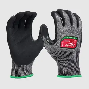 Milwaukee 48-73-7001B 12PC Medium Cut Lvl 6 High-Dexterity Nitrile Dipped Gloves