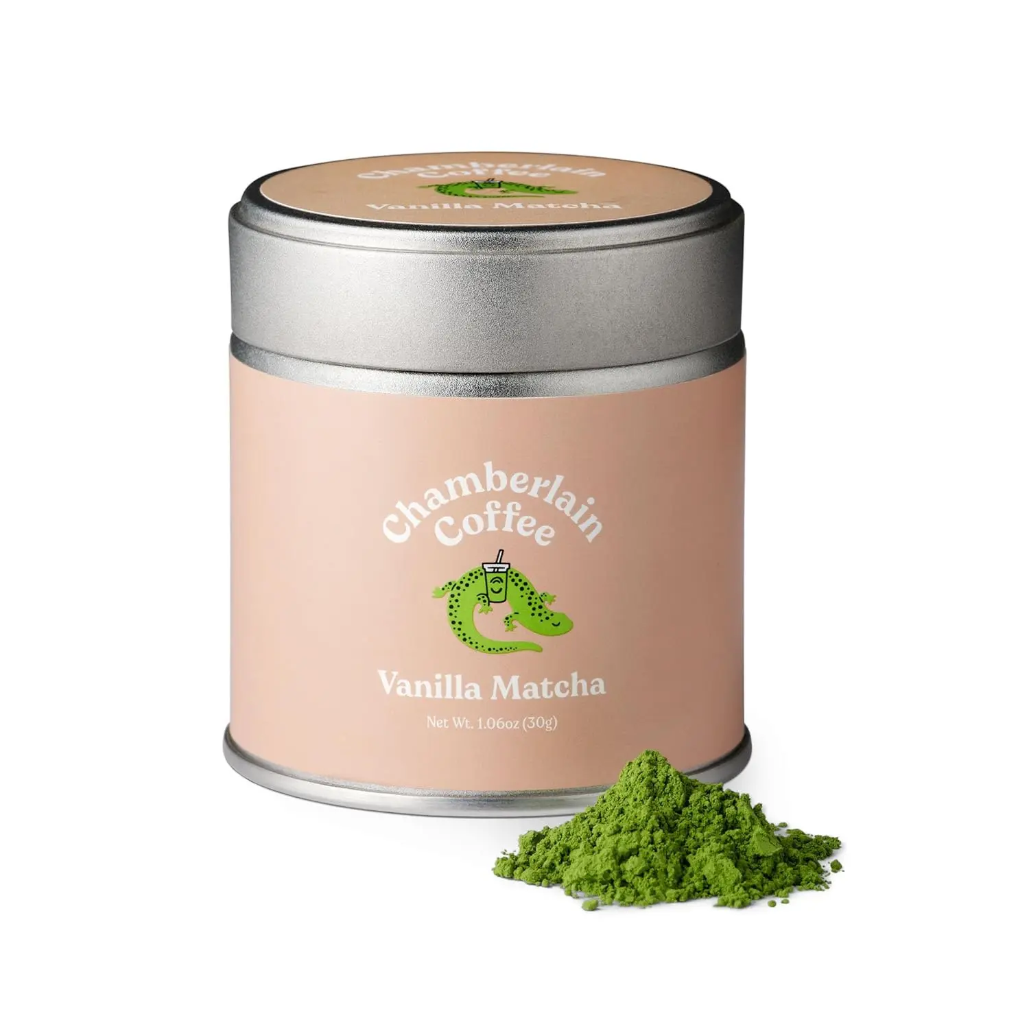 Chamberlain Coffee Vanilla Matcha Ceremonial Grade Green Tea Powder - Antioxidant Rich, L Theanine, Calm Energy, Signature Vegan Matcha Powder - Premium First Harvest Japanese Green Tea Milk