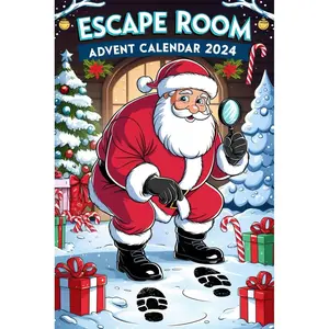 The New Escape Room Advent Calendar 2024: Countdown to Christmas with 24 Days of Puzzles and Brain Teasers to Save Christmas. A Family Book for ... Ages 7 and Up (Fully Colored Edition) Paperback – November 26, 2024