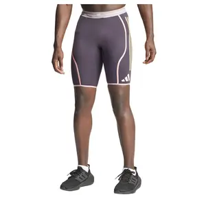 adidas Mens Adizero Promo Short Leggings Running  Lightweight - Black