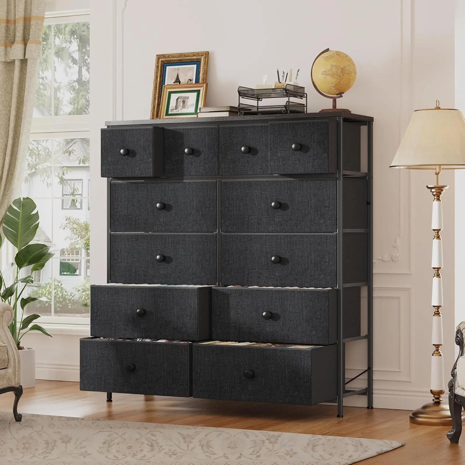 Dark Gray-12 Drawers