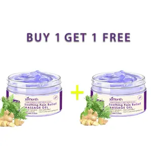 [Buy 1 Get 1 Free ] Ximonth Body SoothingRelief Gel, Daily Body Massage Gel, Joint KneeElbow Shoulder Massage Gel, Body Care Productfor Women & Men Joint pain gel purple gel Joint relief gel soothes muscle Joint Care gel knee  Massage cream