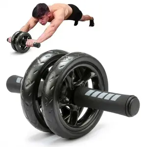 Ab Roller Wheel with Knee Mat Core & Abdominal Workout Equipment for Home Gym Heavy Duty Abs Trainer for Men Women Premium Quality Durable Easy to Use Compact Lightweight