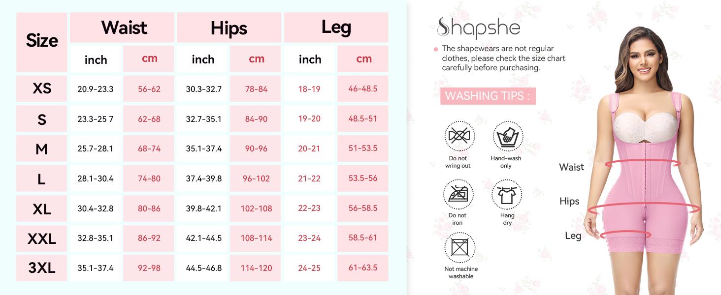 SHAPSHE Fajas Colombianas Shapewear for Women Body Shaper Tummy Control Butt Lifting Moldeadoras Bodysuits with Hook Crotch SHAPSHE Fajas Colombianas Shapewear for Women Body Shaper Tummy Control Butt Lifting Moldeadoras Bodysuits with Hook Crotch