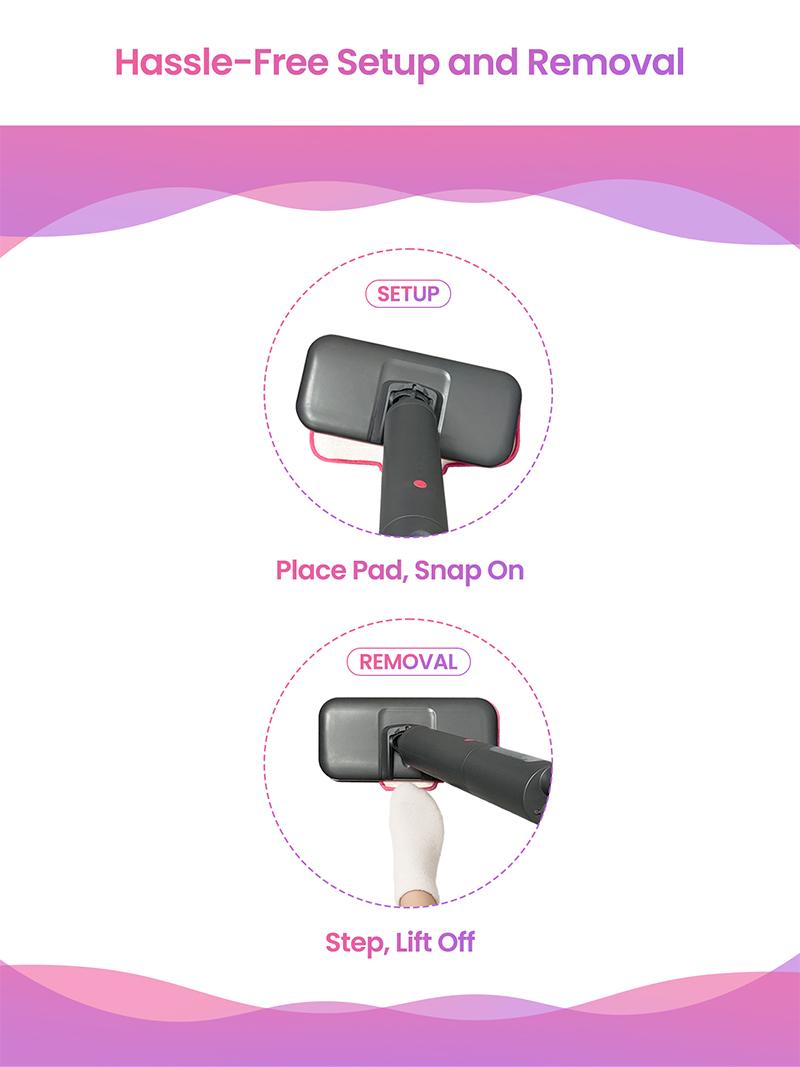 Schenley 6-Pack Microfiber Pads for Steam Mop Cleaner, Washable and Reusable Replacement Mop Pads, Cleaning Accessories Compatible with Schenley Steam Mop SLFCSM054