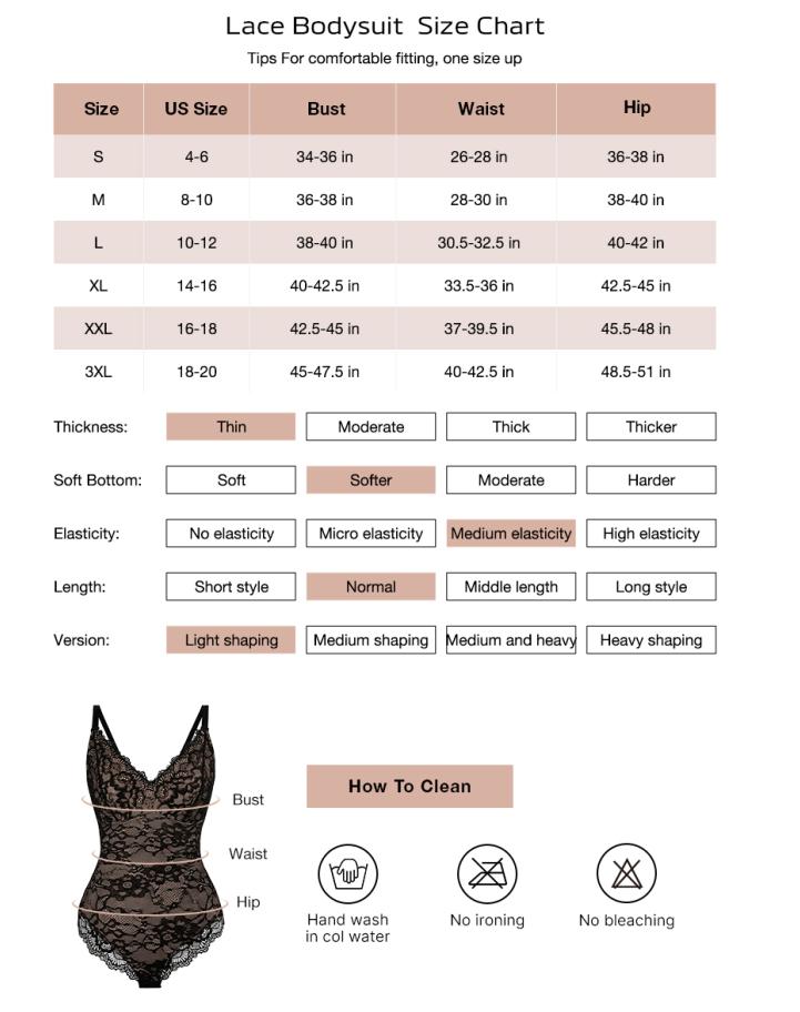 FeelinGirl Sexy Lace Bodysuits Shapewear for Womenswear Mesh Nylon Clothing Seamless Underwear Womenswear Tops Valentine's Day Gift  Springtok