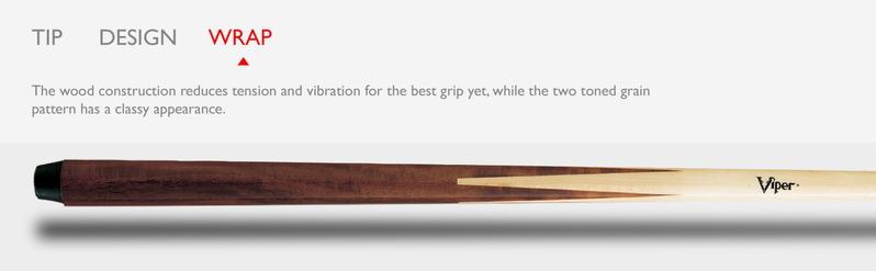 Viper One Piece 57" Maple Bar Billiard/Pool Cue Stick