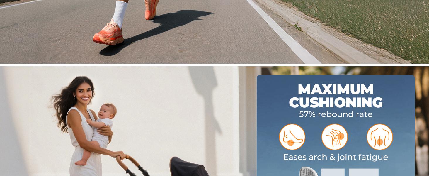 ALLSWIFIT Women's Slip On Walking Shoes Hands-Free Cushion Running Tennis SwiftPlush Non-Slip Comfortable Workout Gym Athletic Fashion Sneakers