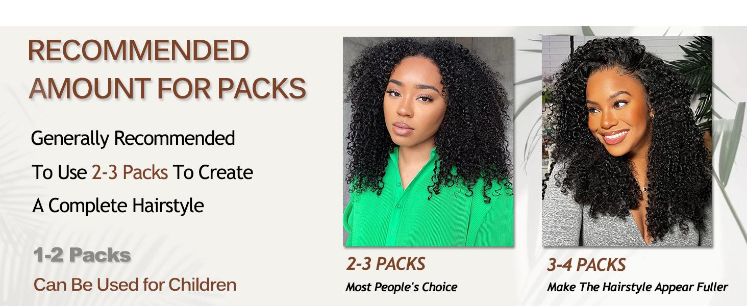 【20 Inch Only $59】VIPbeauty Curly Crochet Human Hair 60g Knotless Pre-Separated Feather Burmese Curly Human Crochet Hair 3C4A Lightweight Reusable Remy Hair Extensions for Women Natural Black Color