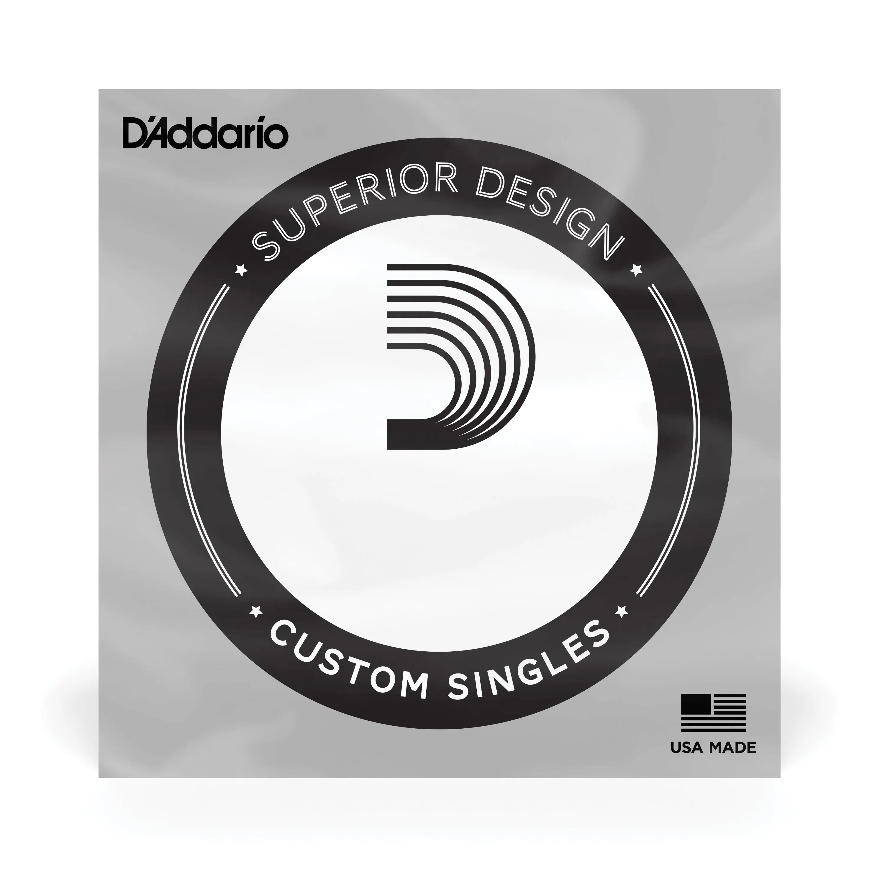 D'Addario CG020 Flat Wound Electric Guitar Single String, .020