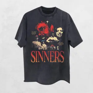 [Sale up to 40%] Sinners Movie T-shirt,Shirt Gift For Woman and Man Unisex T-Shirt