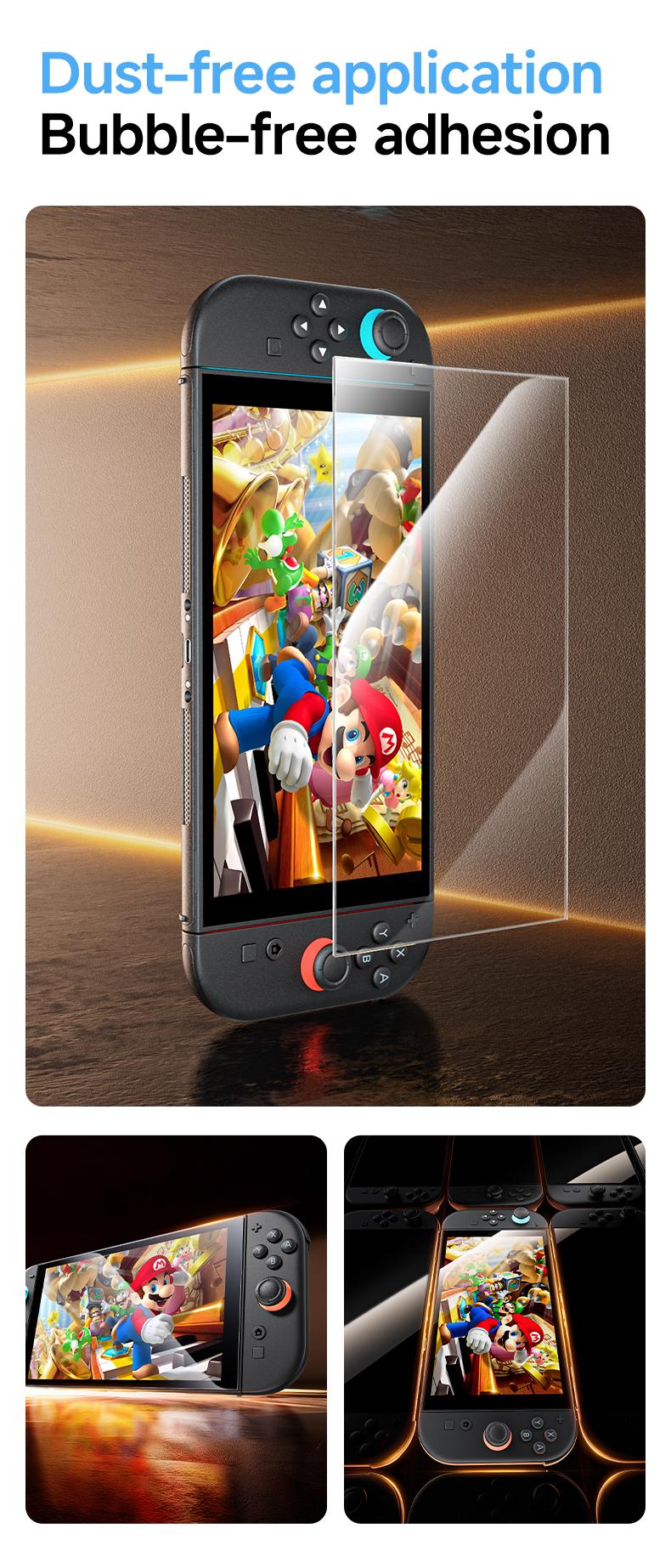 MAGIC JOHN Auto-Alignment OneTouch for Nintendo Switch 2 Screen Protector 7.9'' 2025 Tempered Glass, Accessories, 30 seconds Installation, Bubble Free, Anti-Scratch, Touch Sensitive, Ultra-Clear