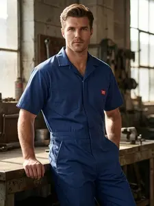 Men's Short Sleeve Utility Coverall