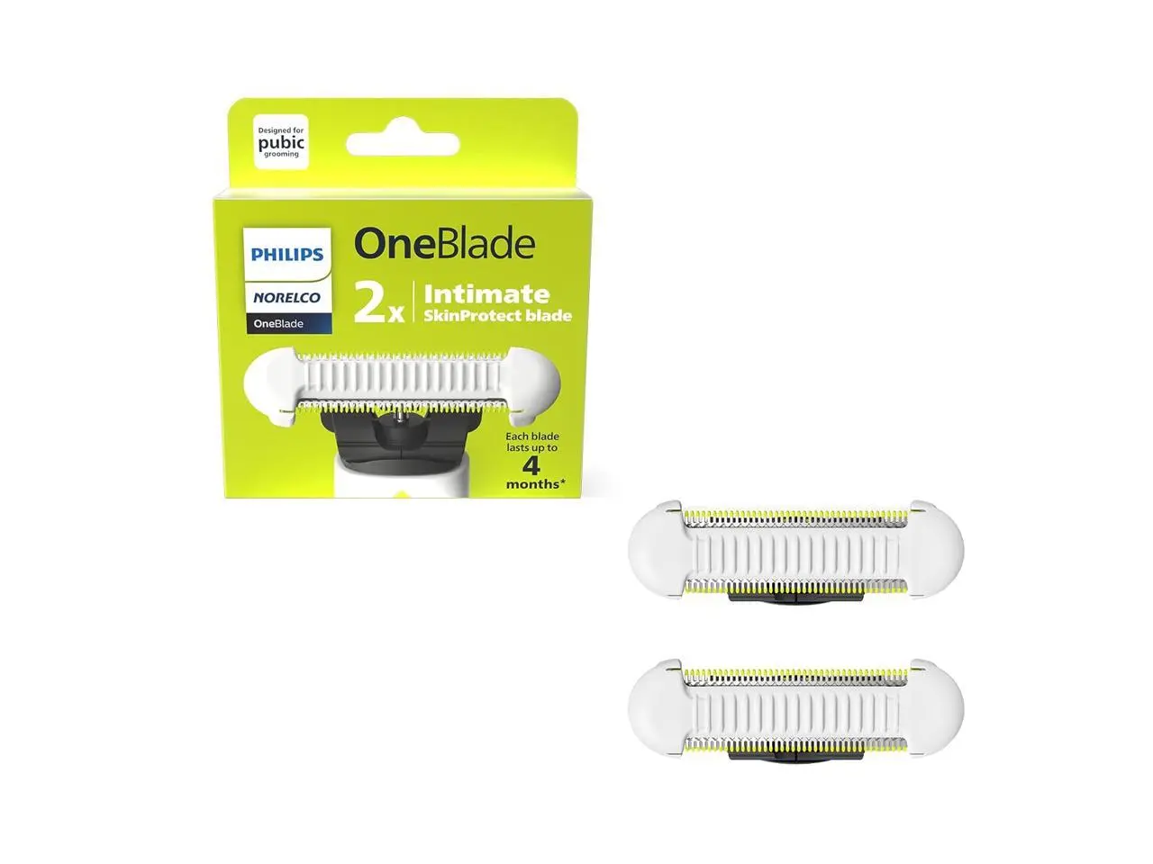 Philips Norelco OneBlade Intimate Replacement Blade - 2 pack (QP229/80) Philips Norelco OneBlade Intimate Replacement Blade - 2 pack (QP229/80)