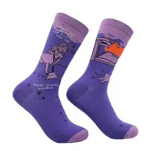 Women's Turns Out My Kids Are Just Like Me Well Played Karma Socks Funny Novelty Footwear Funny Graphic Socks Comfortable Fitted Spandex Cotton