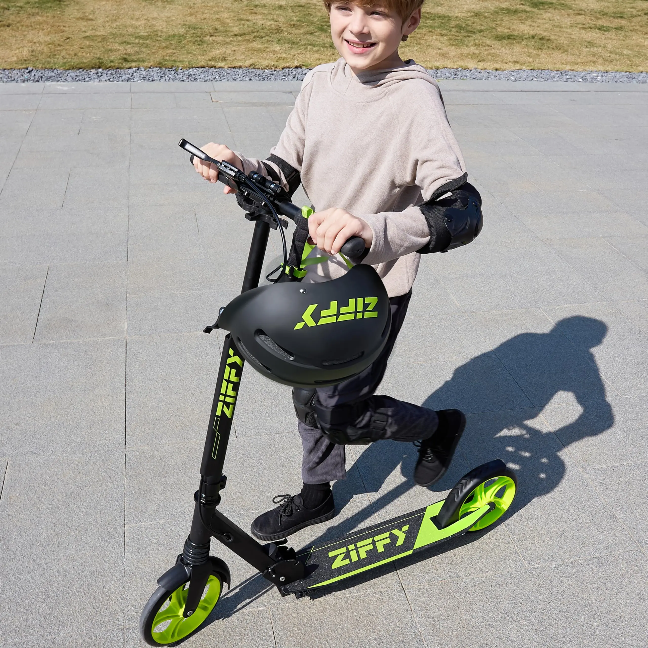 JOVA ZIFFY Scooter for Kids with Hand Brake, Foldable Kick Scooter