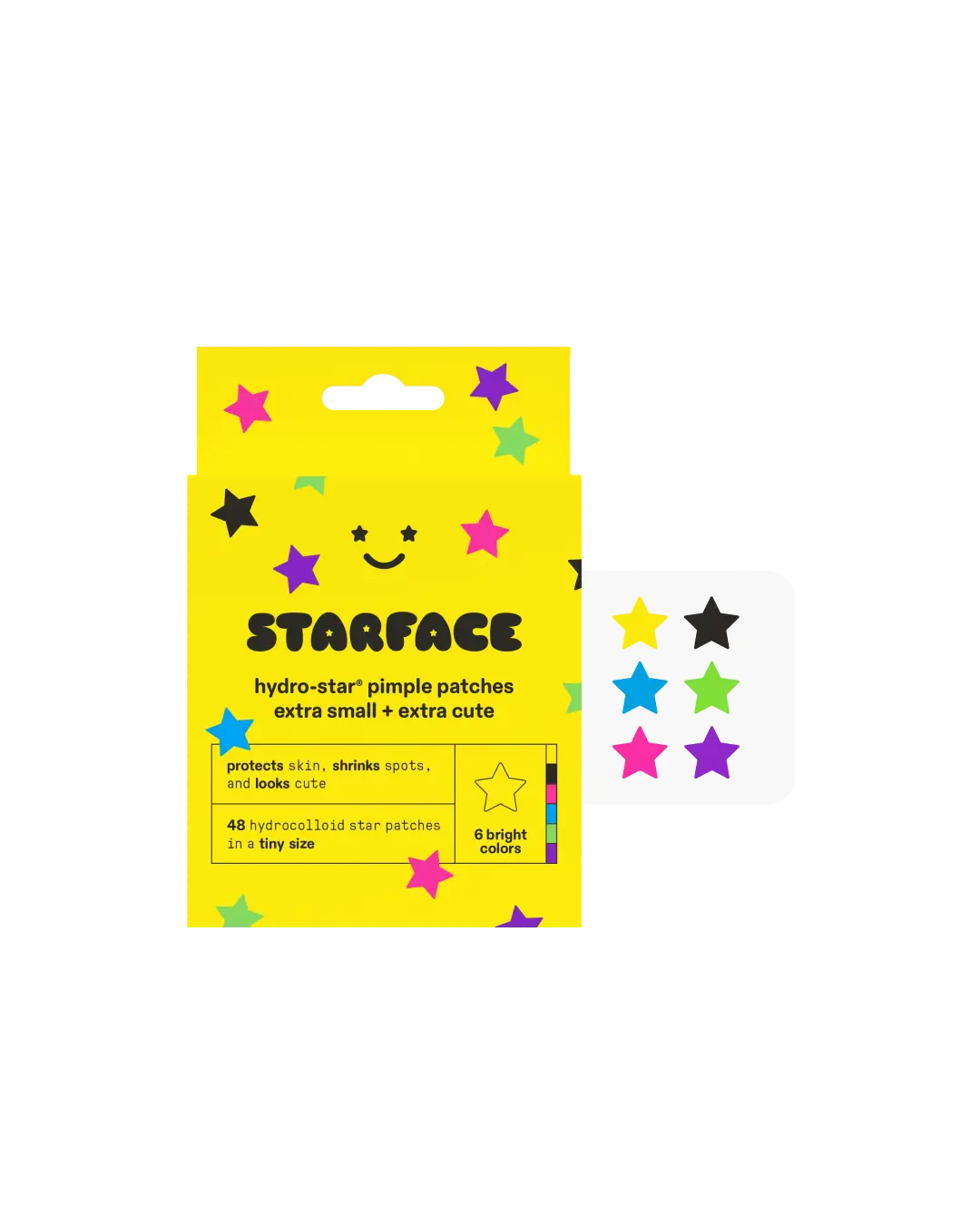 Starface Tiny Hydro-Star Pimple Patches, 48 ct