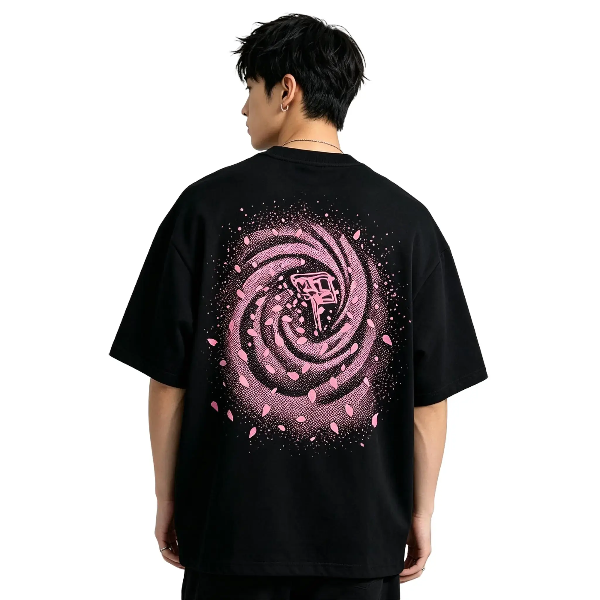 Men's Pure Cotton Breathable Printed Loose Casual Short-Sleeve Shirt, Menswear Top