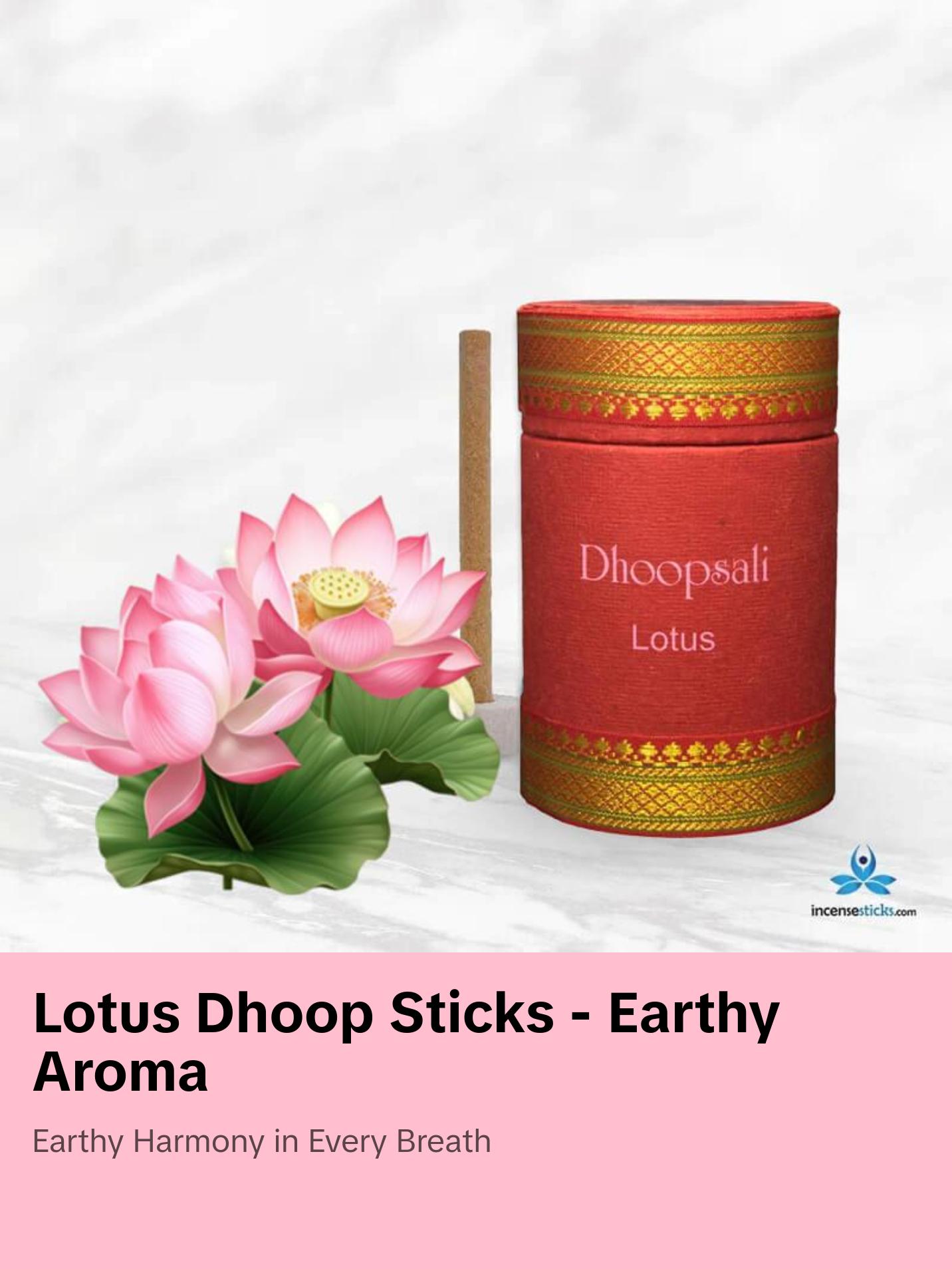 Lotus Dhoop Sticks