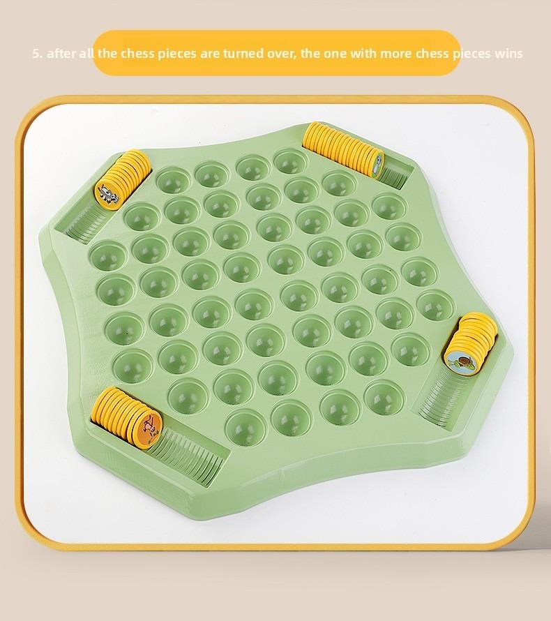 A Tabletop Educational Game for Kids - Fruit Memory Matching Flip Chess with Finger Sticks The perfect early learning toy for parent-child bonding!It helps train concentration, boosts memory skills, and promotes hand-eye coordination preschool montessori
