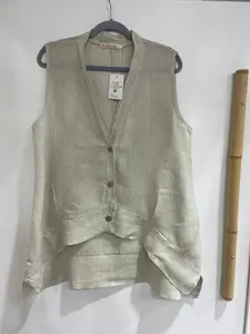 Patricia Linen Vest One Size XS-L/XL