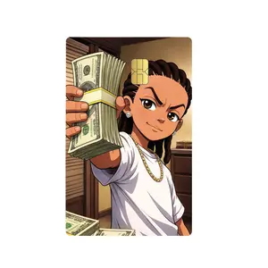 Riley Freeman Boondocks Card Skin, The Boondocks Aesthetic Debit Card Sticker, Hip Hop Streetwear Card Wrap
