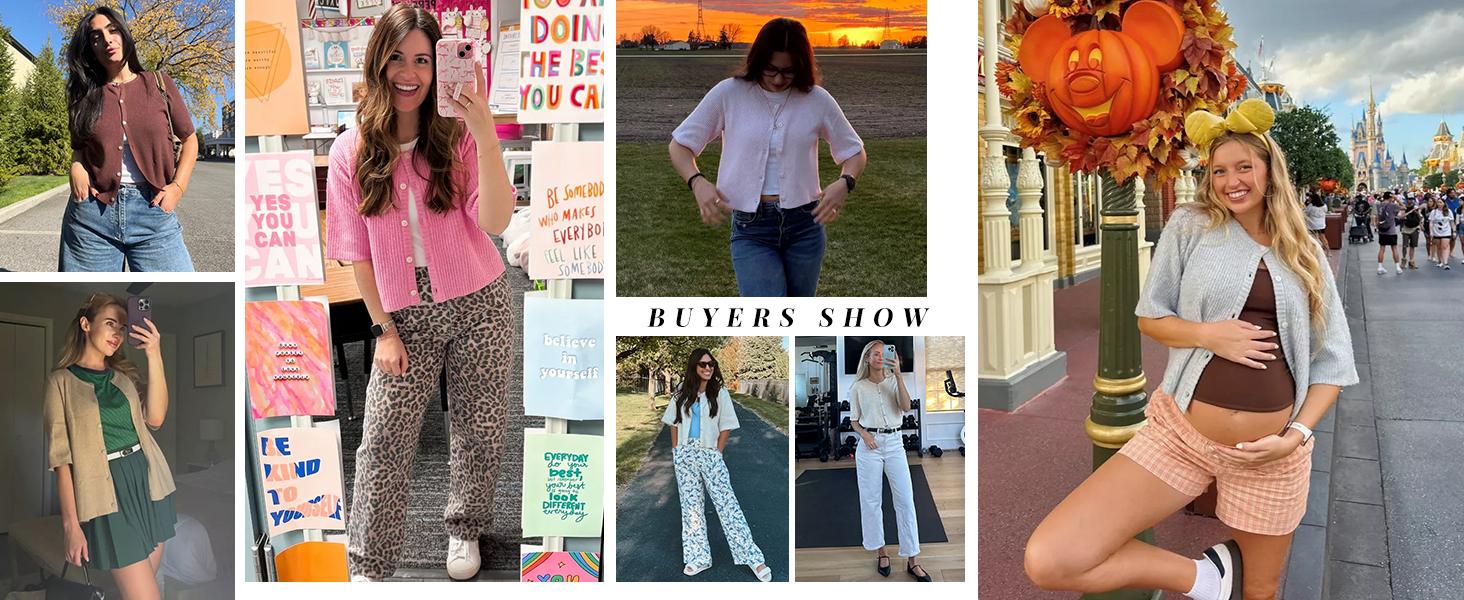 Tanming Women's Short Sleeve Cardigan Sweaters Crew Neck Soft Ribbed Knitting Button Down Tops Lightweight Breathable Summer Layering Cover Up Knitwear Top Flattering Fit for Casual Office Work Travel Springfresh Womenswear #SpringStatements Tanming Women's Short Sleeve Cardigan Sweaters Crew Neck Soft Ribbed Knitting Button Down Tops Lightweight Breathable Summer Layering Cover Up Knitwear Top Flattering Fit for Casual Office Work Travel Springfresh Womenswear #SpringStatements