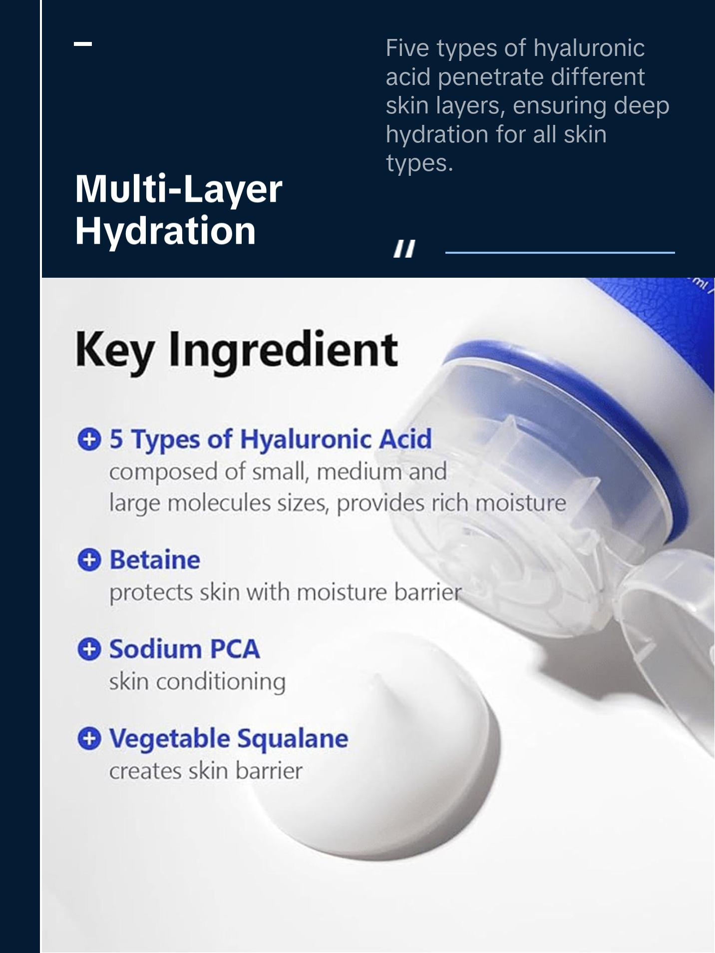 Isntree Hyaluronic Acid Aqua Gel Cream 100ml – Lightweight Hydration for Oily & Sensitive Skin Moisture Moisturizer