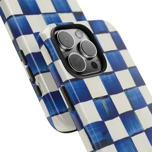 Society6 x Mackenzie Childs Royal Check iPhone Case