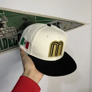 2026 Breathable Adjustable Baseball Cap, Unisex Mexico Flag Letter M Flat-Brimmed Cap, Casual Hip-Hop Street Style Dad Hats, Lightweight Design, Perfect for Sports, Travel and Daily Wear, Suitable for All Seasons