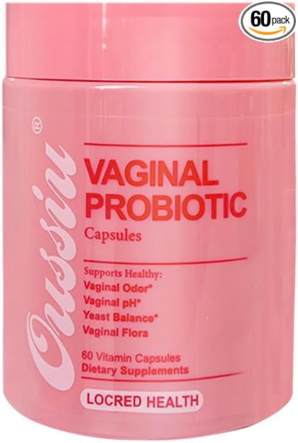 Vaginal Probiotic Capsules for Women, Healthy Vaginal Odor, pH, and Flora, 60 Count Healthcare Vitamin Dietary Edible Supplement Fitness gummies