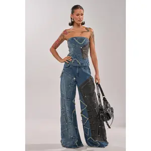 MIXED MATCH RELAXED DENIM