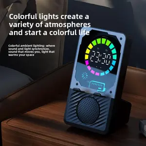 Premium Wireless Magnetic Induction Speaker Desktop Mini Portable Bluetooth Smart Speaker 2025 New