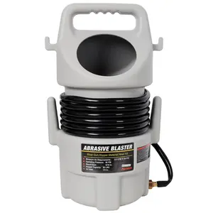 Portable Abrasive Blaster Kit - Handheld Sandblasting Gun Kit, for Rust Removal, Paint Stripping, and Surface Cleaning, for DIY, Workshop