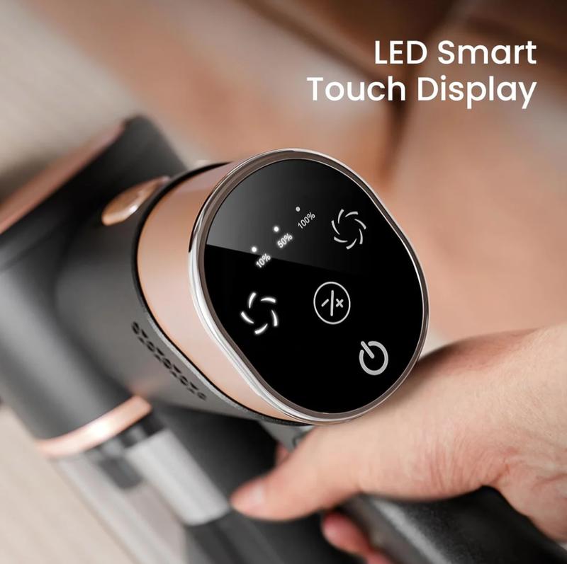 Cordless Vacuum Cleaner, Power Suction Stick Vacuum Cleaners with Hepa Filter, LED Headlight, Bendable Handle