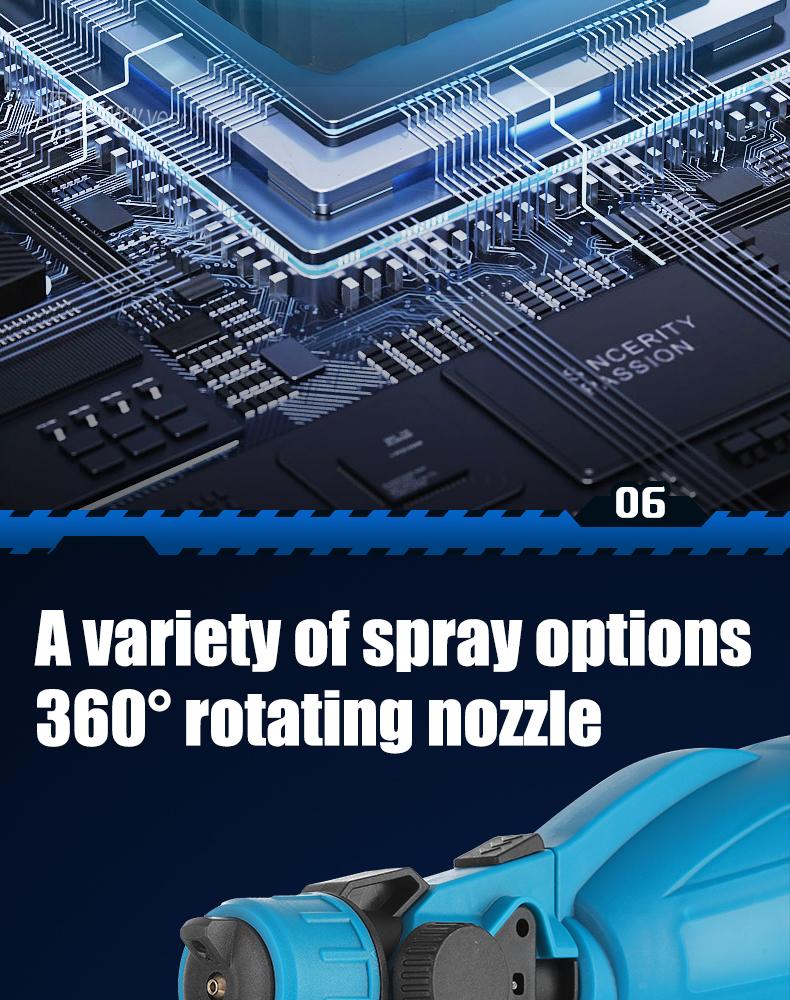 Cordless Paint Sprayer with 21V Battery, Handheld Electric Paint Gun for Home, Furniture, and Wall Painting Projects