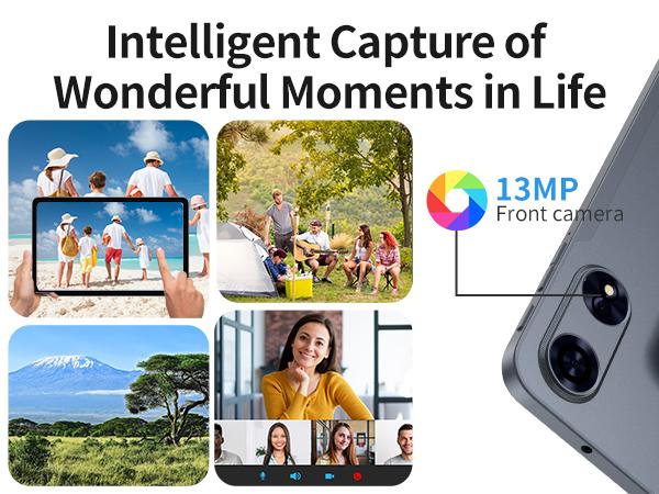 redbeat M3 Tablet 12 lnch 2K screen Android 15, 8-Core Power Device with Keyboard, Mouse, Case, Stylus, 36(12+24)GB RAM 256GB ROM, Dual Camera, for Gift para emp render Black Friday Flash Sale Halloween