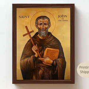 Saint John of the Cross Icon Print: Catholic Spiritual Wall Art