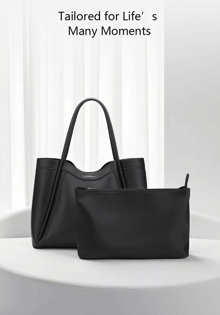 NewBella  Kelly Large Size 2 Pcs Set Tote Bag, PU Material, Magnetic Closure, office Daliy casual style Luxury,dealsforyoudays,FallFreshness SpringStatements